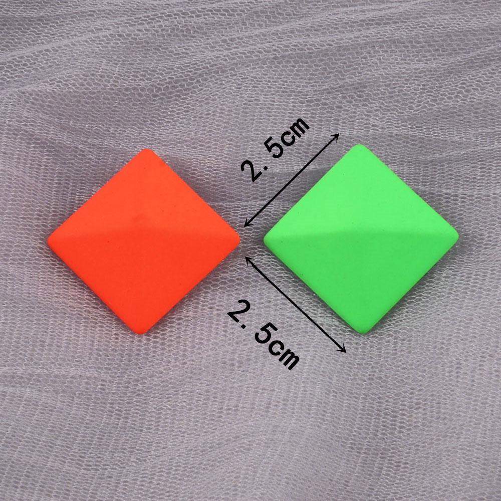 New Korean Neon Yellow Green Round Square Acrylic Stud Earrings For Women Geometric Triangle Matt Earrings Jewelry Party Gifts