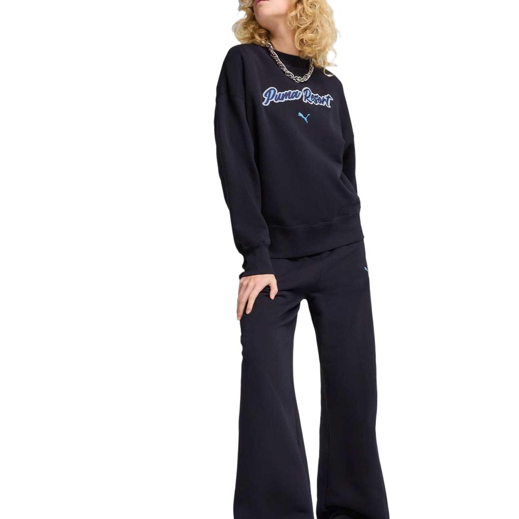 Puma Windproof Warm Casual Comfortable Hoodie Women Hoodies Dark-Blue 632926-16