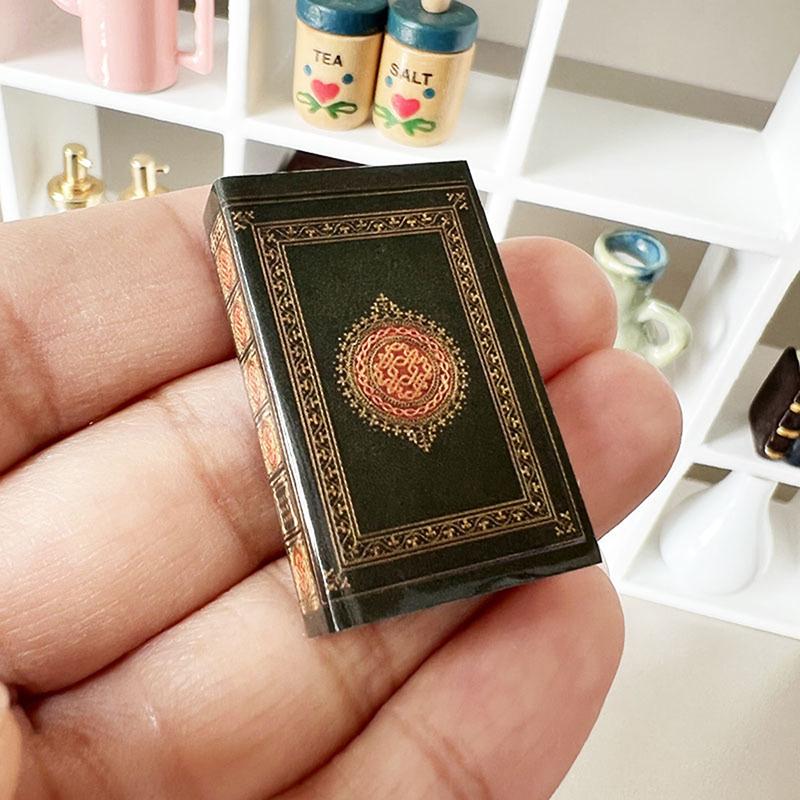 6Pcs/Set 1:12 Dollhouse Miniature Classical Book Dollhouse Study Scene Mini Model Props Cannot Flip Pages Of Mini Books Toys