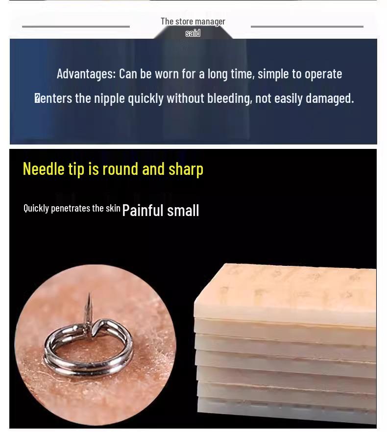 Nipple Massager and Desensitizer for Men and Women - Ideal for Climax Training, Sensory Play, and Discreet Wear.