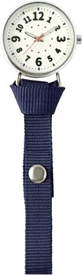 Fieldwork Analog Women's Strap Watch, Icon Design, Nylon Band, Luminous Dial, Navy Blue, GY092-3 BL