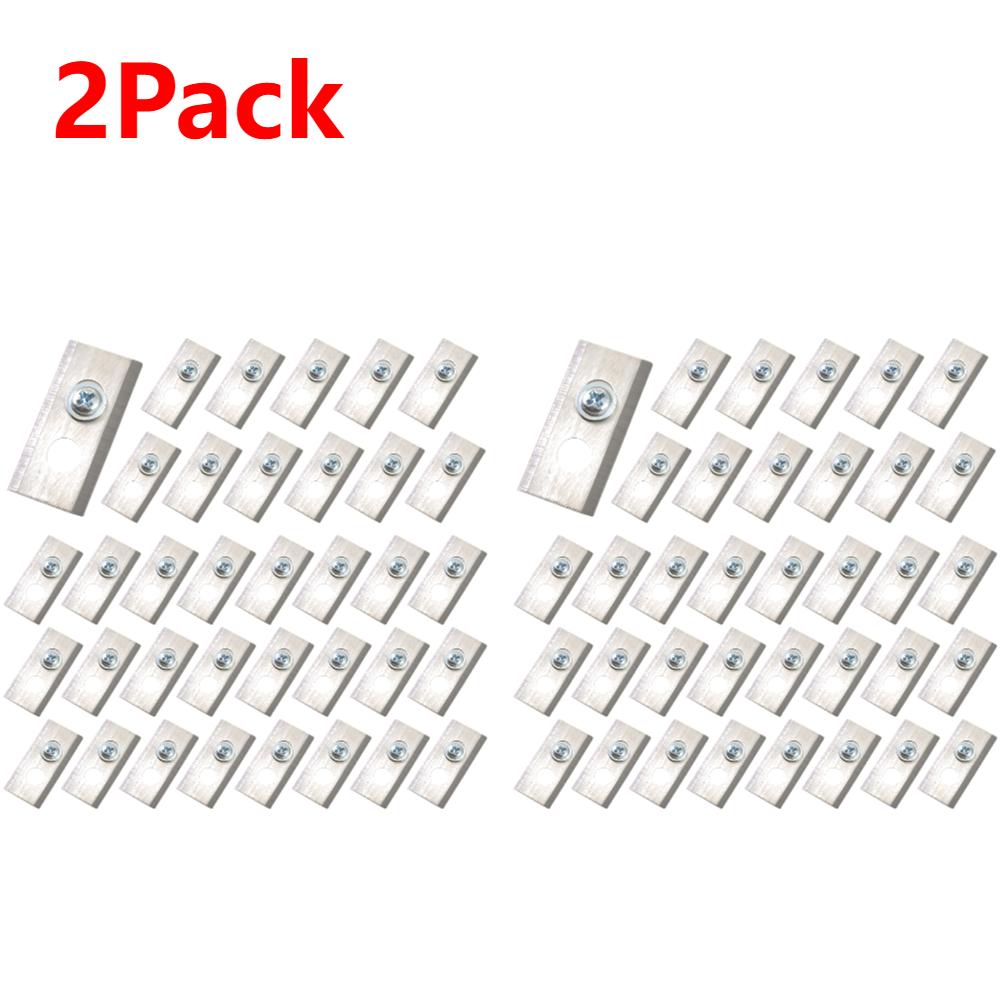 1Set Lawn Mower Cutting Blades Replacement Grass Trimmer Blade Double Hole Grass Cutter Piece for Mammotion Luba Robot Lawnmower