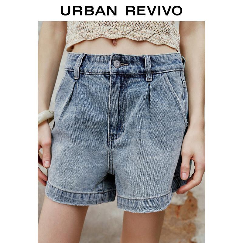 UR 2025 Women's High-Waisted Loose Denim Shorts