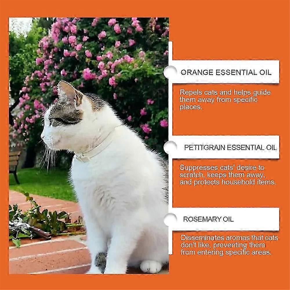 100ml Cat Deterrent Spray Natural Scratching Cats Anti Scratch Spray No Stimulation Orange Fragrance Sofa Furniture Protectors