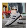 Mens Casual Lace Up Flat Driving Low Top Solid Color Daily Sneakers