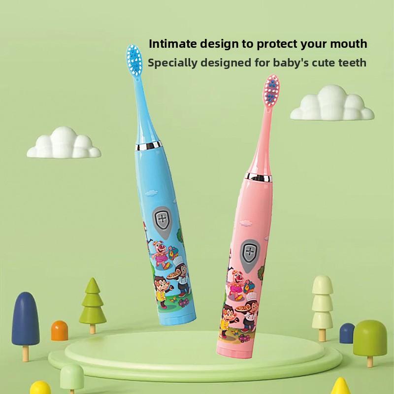 Children's Electric Toothbrush, Soft-bristled Electric Toothbrush, Battery Model, One-click Start Weston Electric Toothbrush