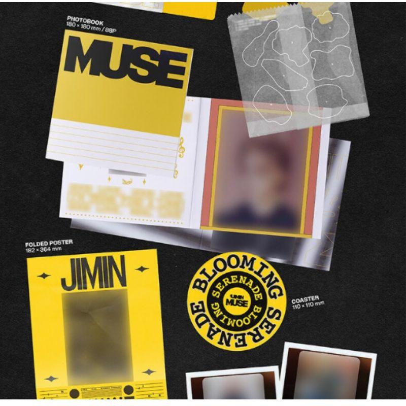 BTS Jimin MUSE Album 2 Types Set + 2 Bookmark Benefits | Full Package Set