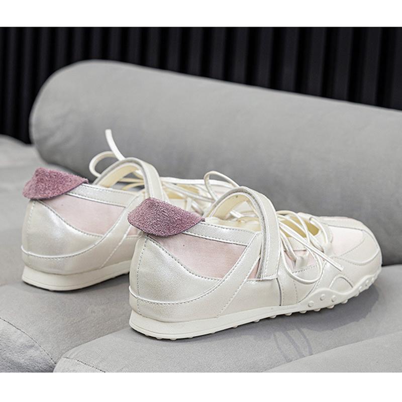 Fashion Spring Summer Fashion Modern Shoes Women Soft Silk Breathable Brand Flat Non-slip Sweet Ladies Casual Shoes D4870