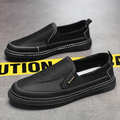 Casual Shoes Men Shoes Comfortable Breathable Ice Silk Lightweight Walking Flat Shoe Male Sneakers Breathable Mesh Shoes