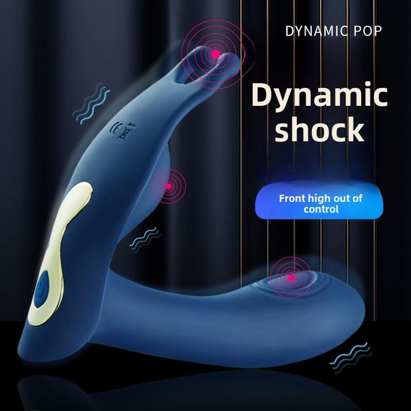 Double-sided Slap Vibrating Prostate Massager Female Wearable Butterfly Jumper Adult Products