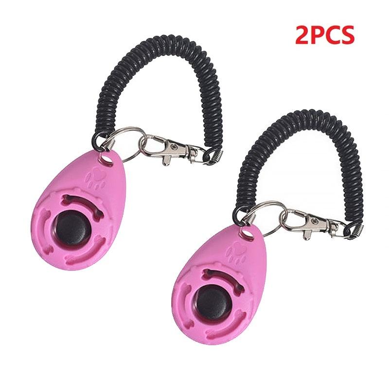 Hundetraining Clicker Haustier Katze Hund Click Trainer Verschiedene Stilhilfe Verstellbarer WristStrap Sound Schlüsselanhänger Hundeabwehr Haustierprodukt