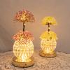 Decorative Flower Glass Bottle USB Night Light Decorative Lamp with Touch Control for Living Room Bedroom Dining Room