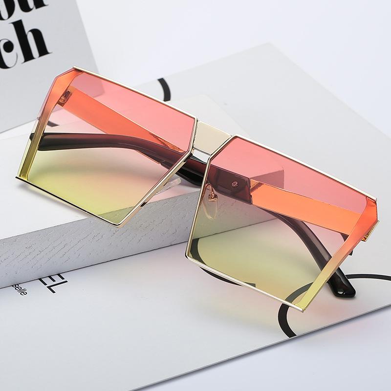 Women's Sunglasses Fashion Square Ocean Sunglasses Street Shoot Sunglasses