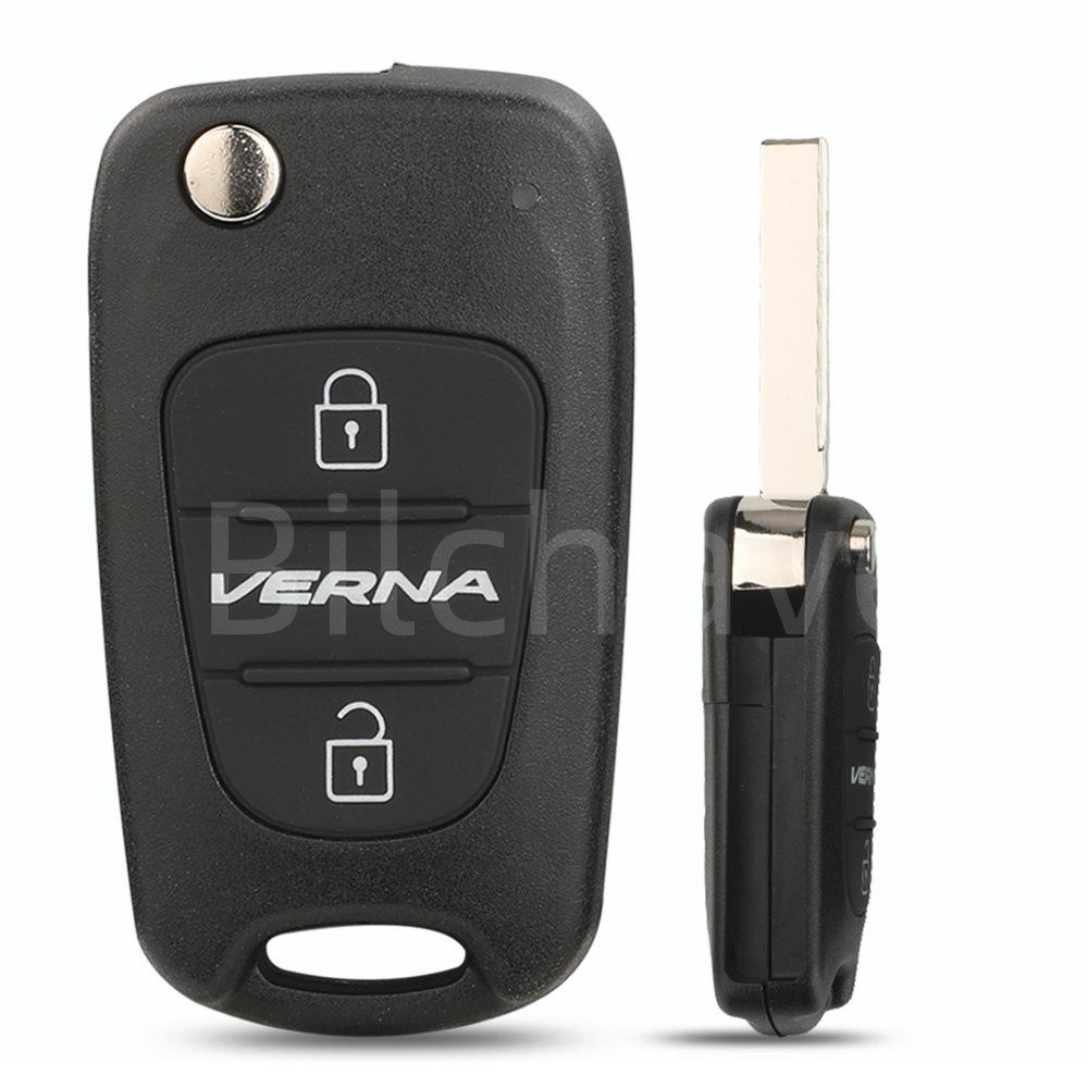 

Запасний складаний корпус ключа Hyundai Accent VERNA з 3 кнопками та двома варіантами леза