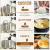 1400W Stand Mixer with 7L Bowl and 6 Speeds, Dough Hook, Whisk and Beater, Black