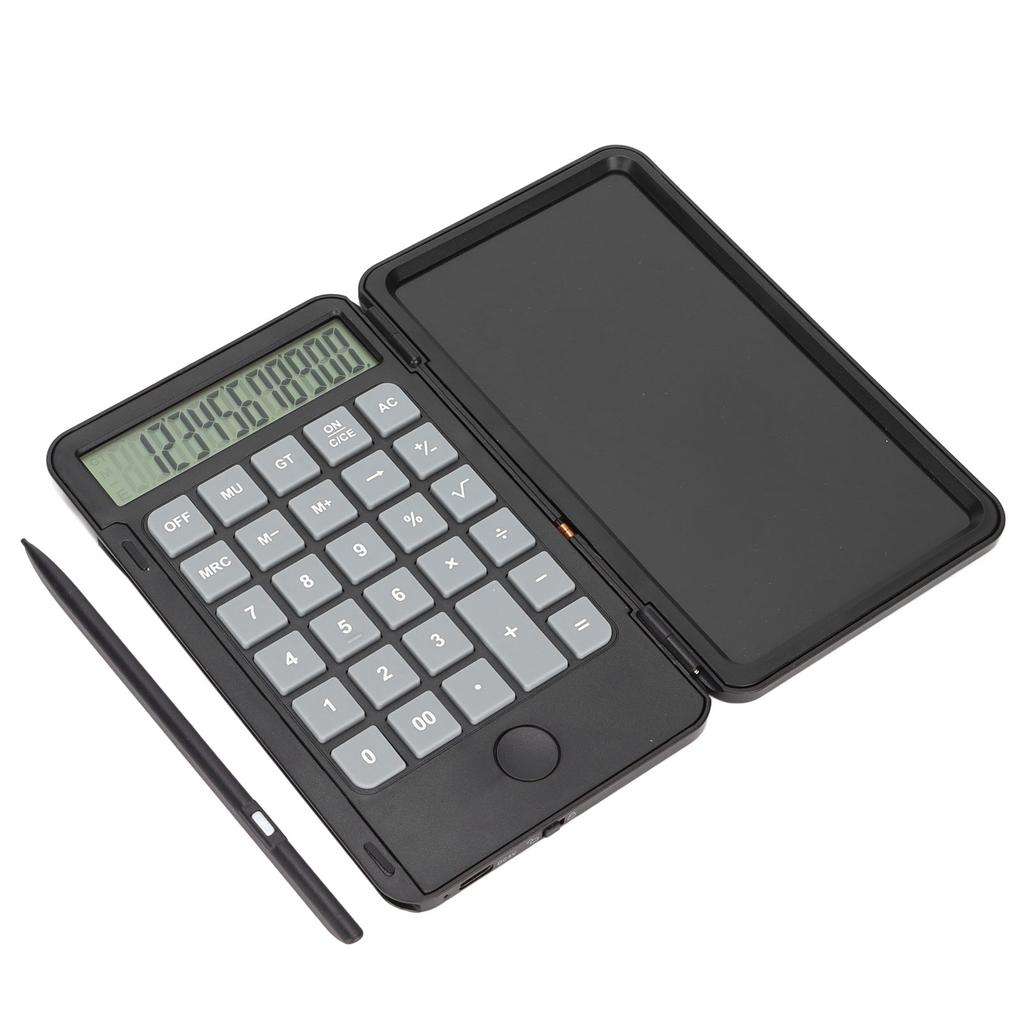 Calculator Notepad 2 In 1 6.5in Small Portable Noiseless Button Reusable Eyesight Protection Pocket Calculator