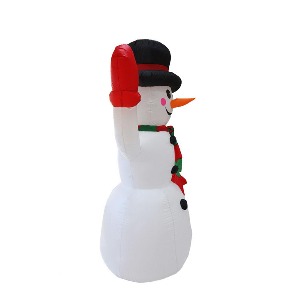 8 FT Height Inflatable Snowman for Christmas Home Yard Ornaments Stage Prop American Plug