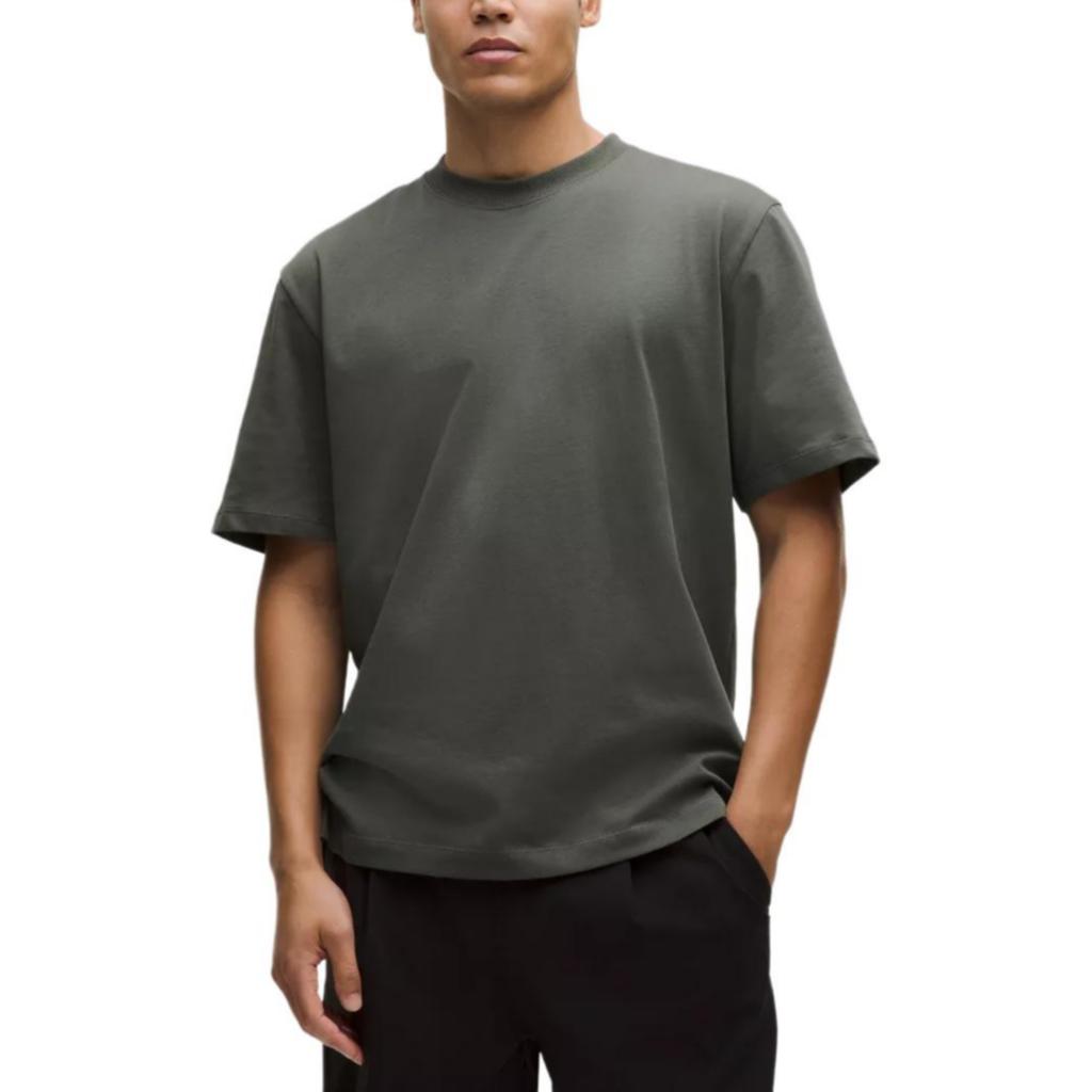 Lululemon Heavyweight T-Shirts Men's Crew Neck Moderate Straight Fit LM3FBSS