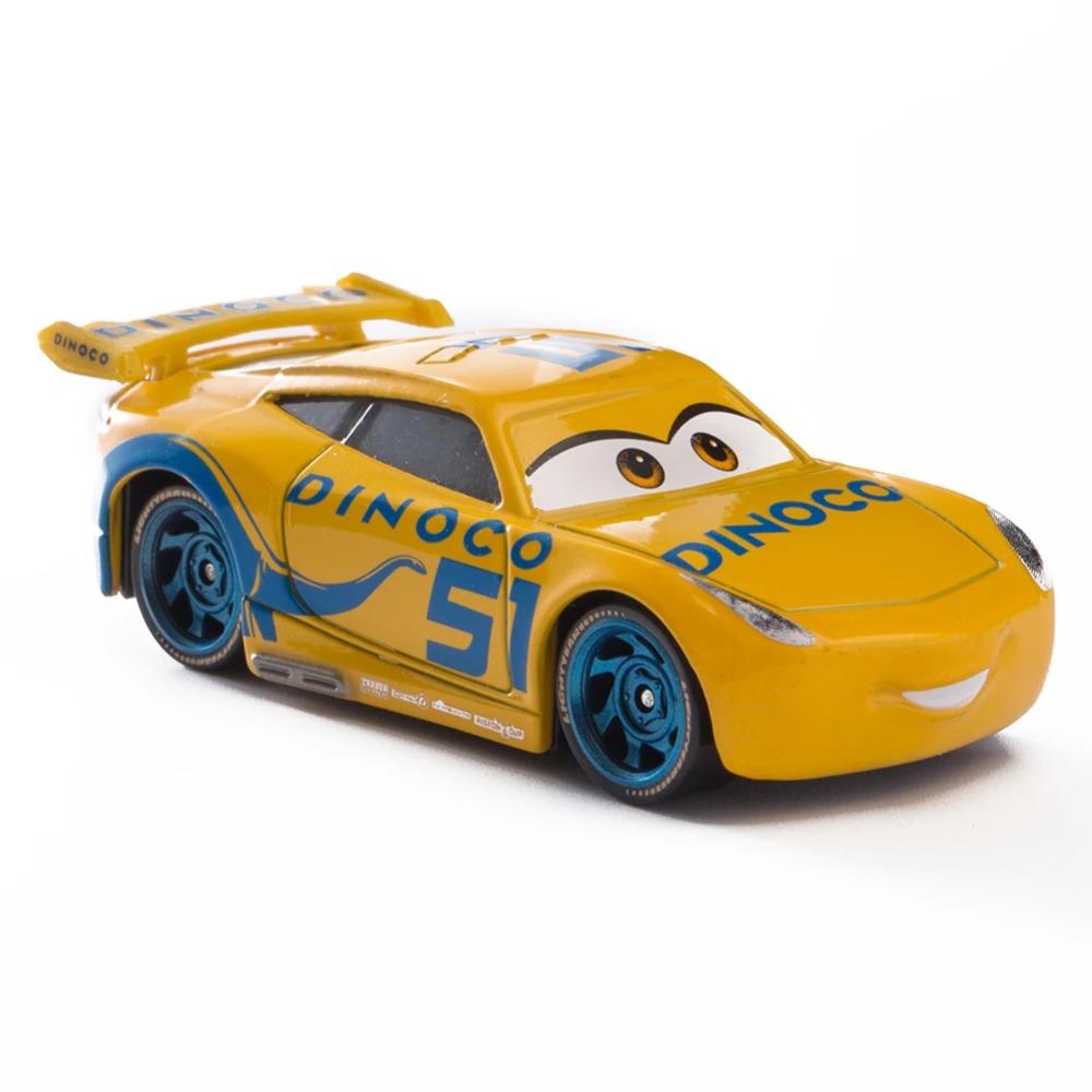 Carros Disney Pixar Carros Relâmpago McQueen Mate Jackson Storm O Rei Mate 1:55 Liga Metálica Modelo de Carro Brinquedo Brinquedos Presentes para Crianças