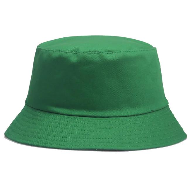 Wholesale Customized Logo Printed Bucket Hat For Women Cotton Men Outdoor Sun Protection Hip Hop Caps Fisherman Hat Gorros Bob