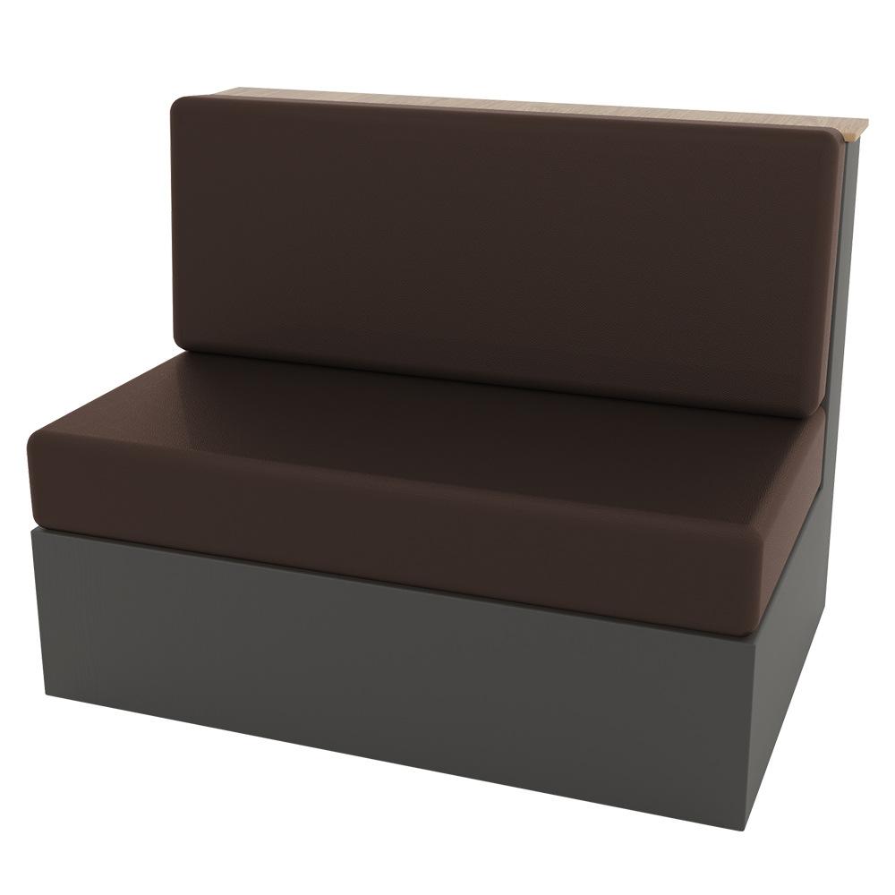 Эластичный чехол на подушку в стиле караван «все включено», кожаный чехол для автофургона, автодома, разделенный чехол на табурет, комплект из двух предметов 2pcs кофейный