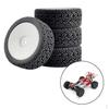 4 Packung of Tires & Wheels Rims 12 Replacements for 144001 1/16 Model Trucks Car DIY Parts