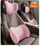 Memory Foam Car Neck Pillow & Lumbar Cushion Set, Ergonomic Backrest & Headrest Support for Driving Comfort, for Most Cars