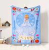 Custom Name Step Power Flannel Blanket Throw Blanket Soft Warm Sofa Bed Decor Unique Gift