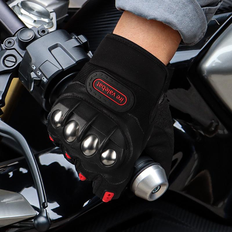Motorcycle Gloves Hard Shell  Anti Drop and Wear Resistant  Touch Screen Protection  Full Finger Motorcycle Gloves Anti Slip for Men