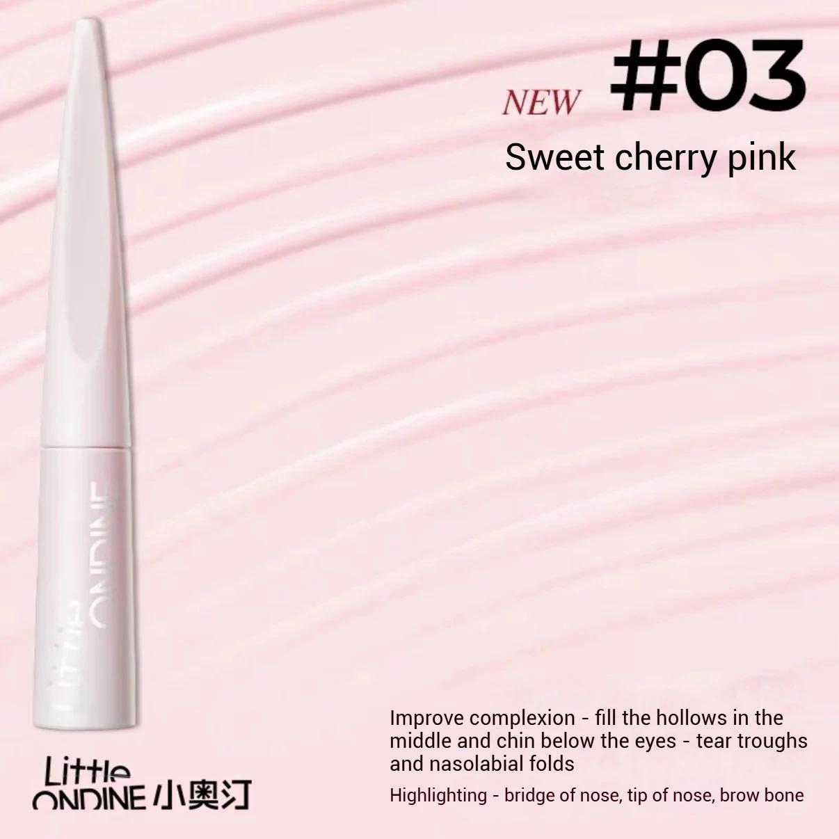 

Оригинальные Жидкие Тени-Консилер Little Ondine Refinish High Gloss Осветляющие Бронзер для Лица Контуринг Носа Маленький Один 03