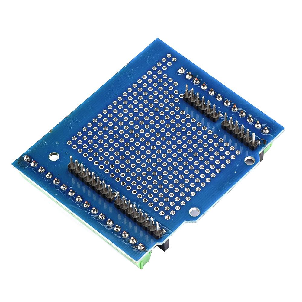 Proto Screw Shield for Arduino Open Source Reset Button D13 LED NEW For Breadboard 3.81 Terminal Double-sided PCB SMT Solder DIY