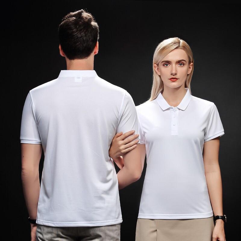 Buzhiyi Lapel Short Sleeve Polo Shirt M