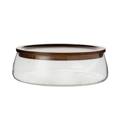 Glass Bowl Storage Box Multifunction Organization Container Supplies for Candy Chocolate Biscuit Organize