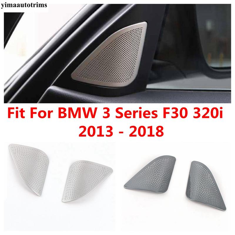 Car Styling Front Door A Pillar High Range Speaker Horn Loudspeaker Cover Trim Accessories For BMW 3 Series F30 320i 2013 - 2018