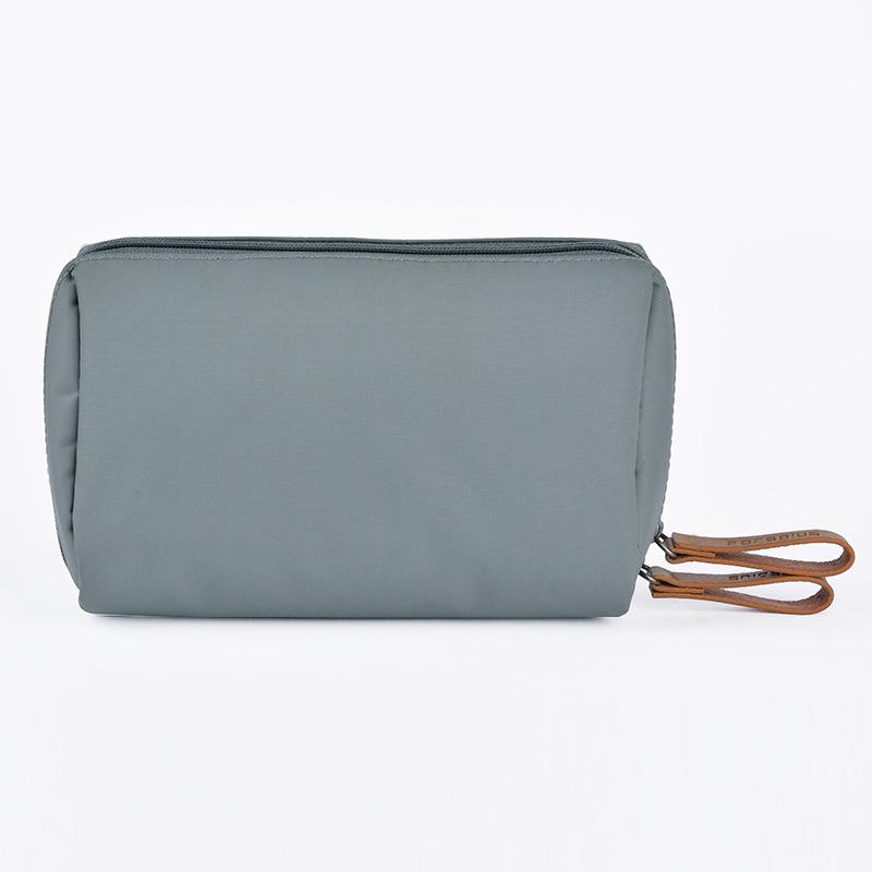 Portable Travel Small Cosmetic Bag Handheld Storage Clutch Bag For Makeup And Phone серый