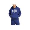 Adidas Letter Hooded Long Sleeve Pocket Sweatshirt Men sweatshirt Dark-Blue KC3874