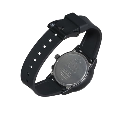 Citizen Q&Q Smile Solar Radio Wave Watch D08A-001VK 10 ATM Water Resistant Analog Urethane Band Men's Black