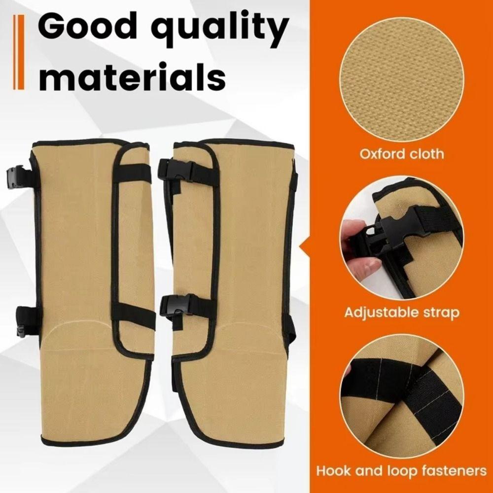 Thick Material Leg Protection Gaiters Breathable Boot Gaiters for Camping  Jungle