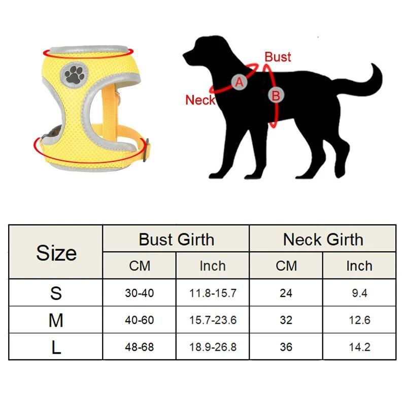Cat Harness Leash Set Reflective Puppy Pet Walking Lead Leash Escape Proof Kitten Harness For Cats Small Dogs Cat Accessories