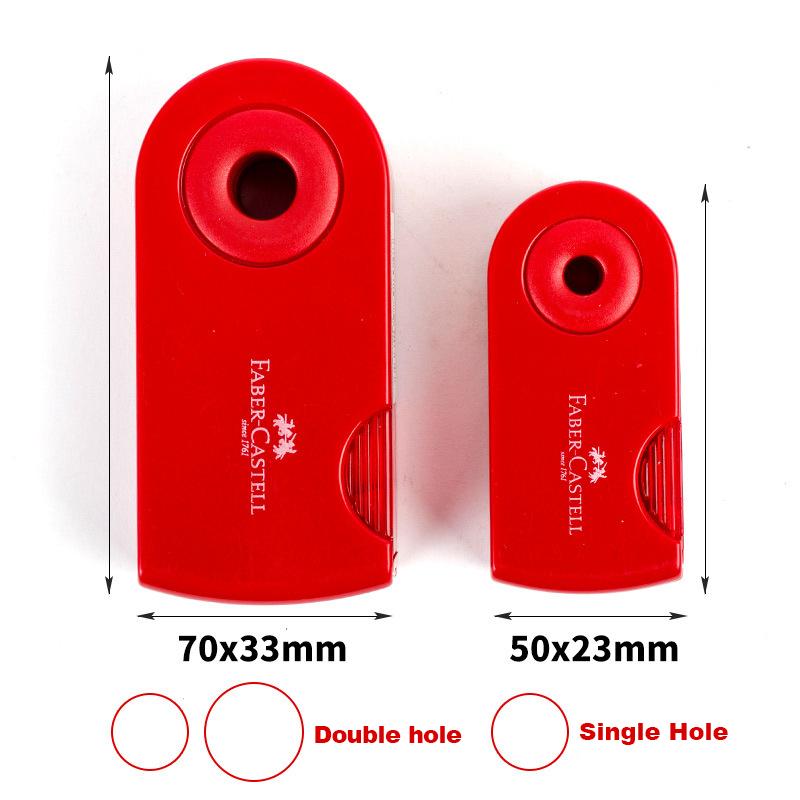 Faber Castell Single/Double Pencil Sharpener for Various Pencils School Office Pen Knife Mini Creative Student Stationery Item