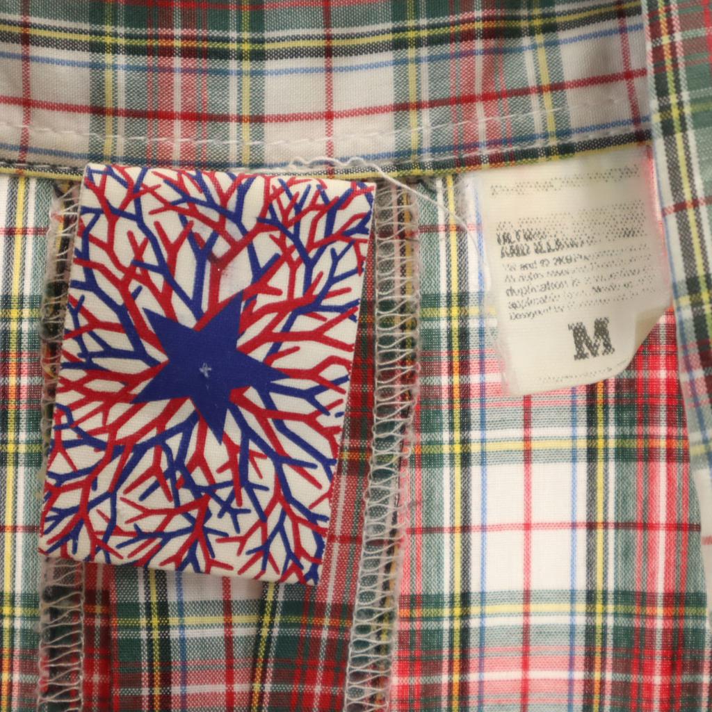 PHENOMENON Made In Japan Check Pattern Short Sleeve Button Down Shirt M Men's Used