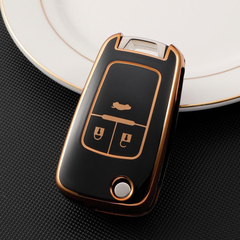 For Buick Yinglang Car Key Set GT LaCrosse Encora Folding Protective Case Chevrolet Malibu Buckle