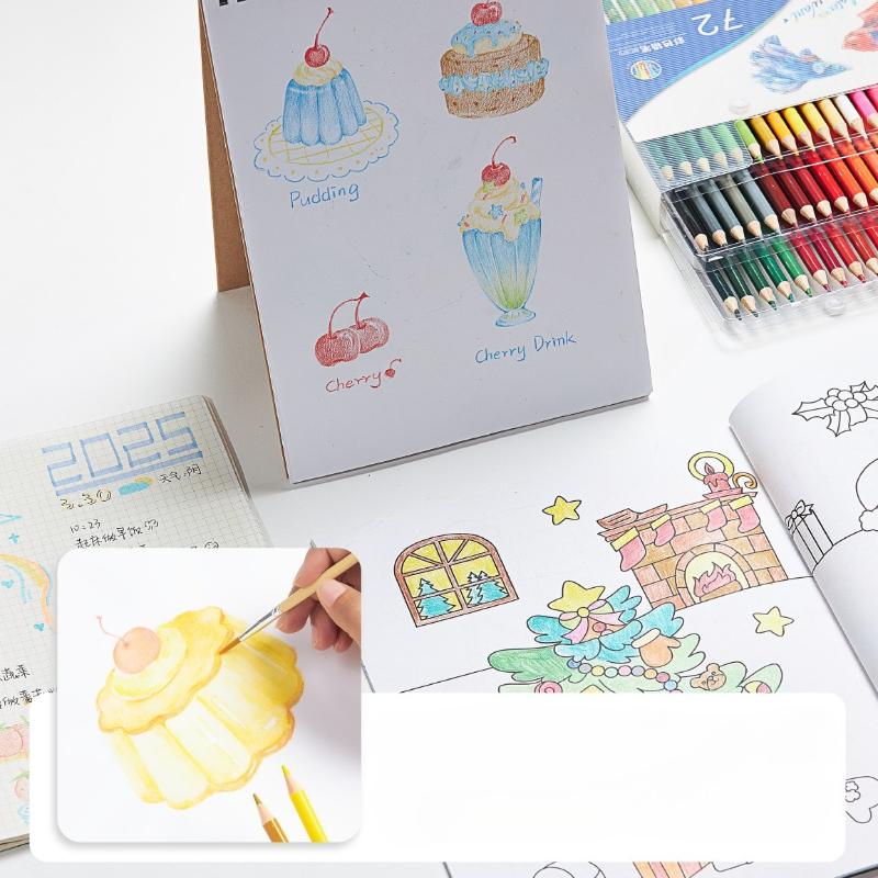 Professional Oil and Water Solubility Colored Pencils, Ultra-Smooth, Durable, Vibrant Colors for Adults Artists Beginners