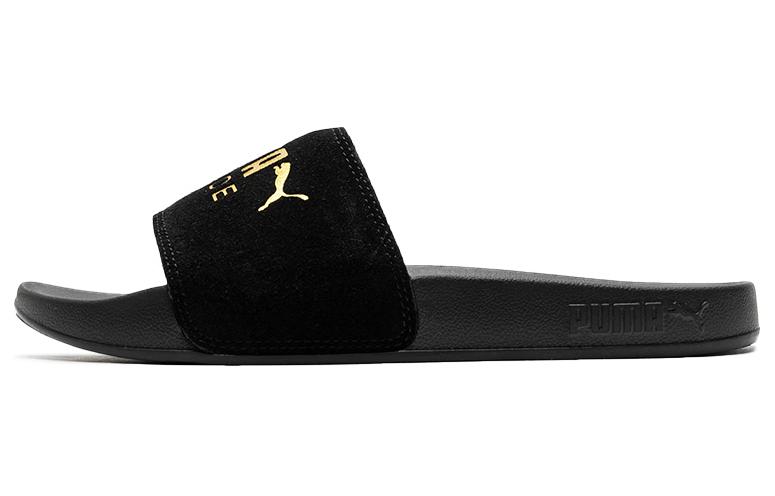 PUMA Flip Flops Black Gold 37