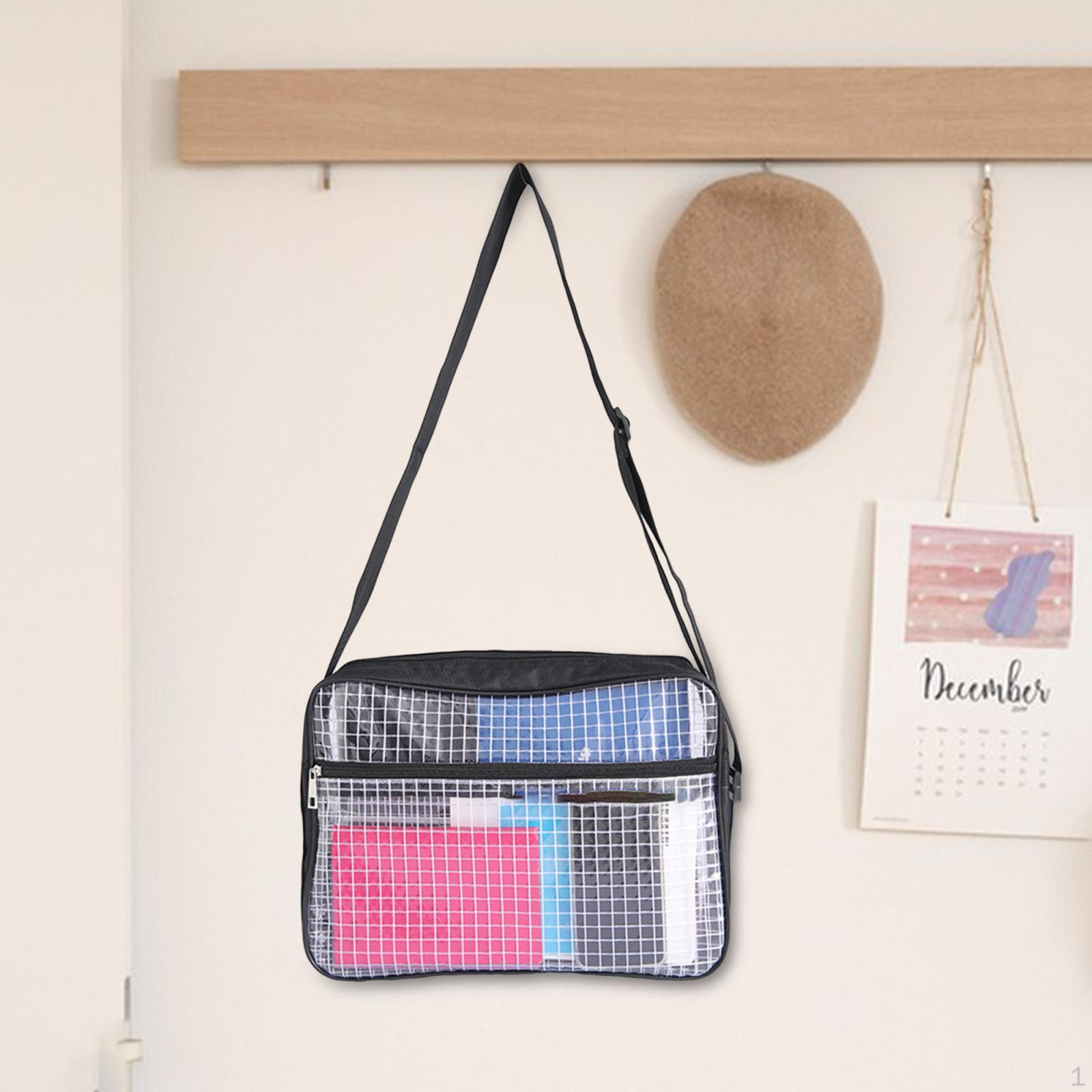 

Прозрачная сумка для стадиона, мероприятие, кроссбоди, повседневная, прозрачная, водонепроницаемая, сумка из ПВХ M