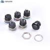 1Pcs 16mm 12V-24V Waterproof Car LED Power Push Button Momentary Switch Metal ON/OF