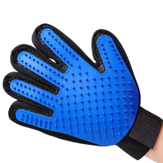 Silicone Pet Dog Cat Massage Gloves Grooming Cleaning Hair Removal Brush Comb