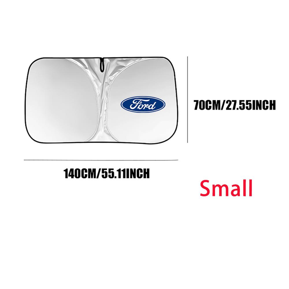 AACG1 Car Windshield Sun Shade Cover UV Protection Sunshade Accessories Auto Styling For Ford Focus MK4 Mustang Fiesta MK7 Kuga Ranger