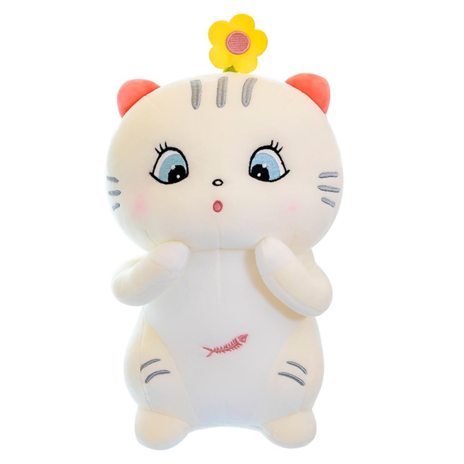 

Cute Cat Hugging Pillow Plush Stuffed Animal Stuffed Collection Throw Pillow 27cm