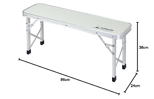 Captain Stag Camping Chair Laforet Aluminum FD Bench UC-1604